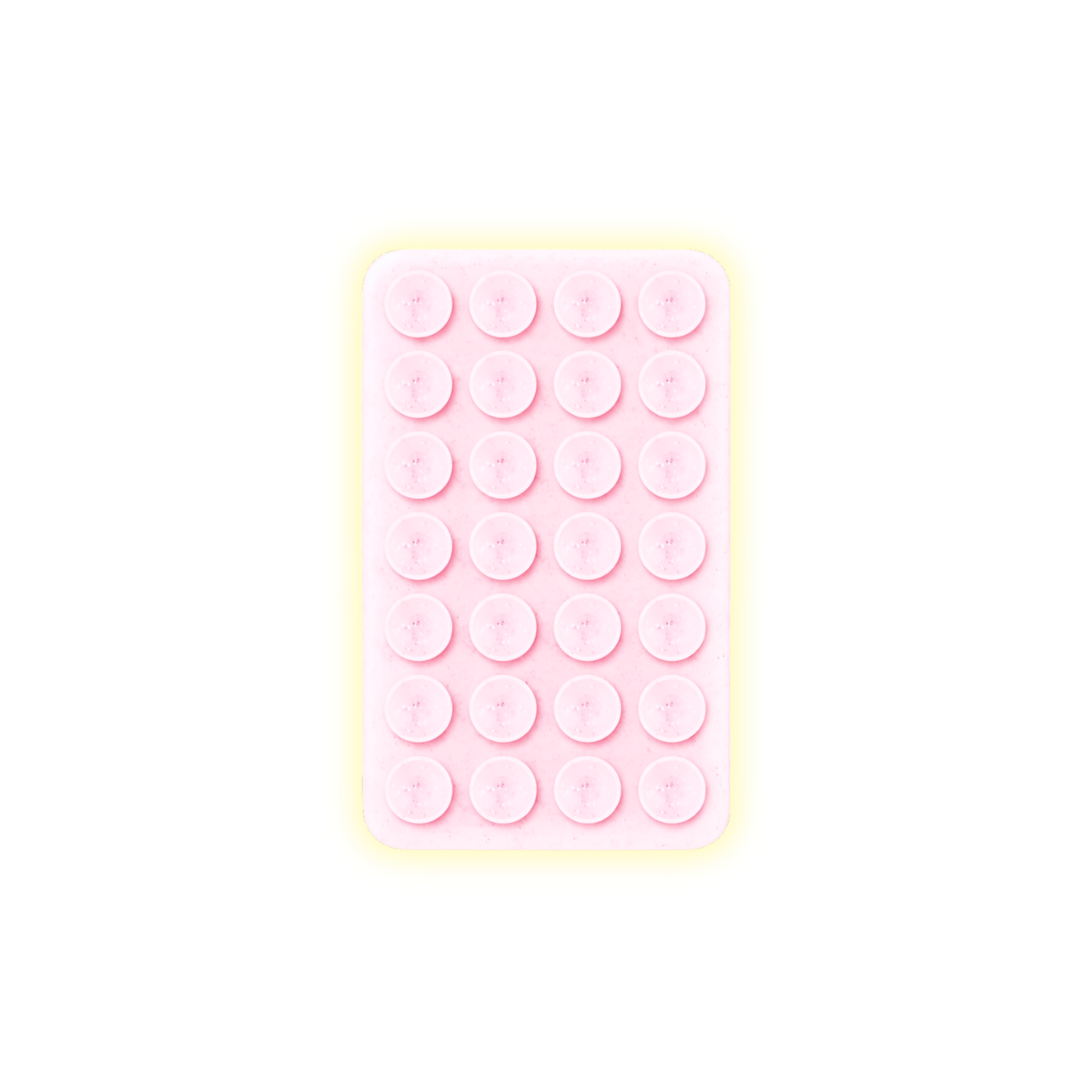 Pink Glitter Stickify™ Suction Grip Pad
