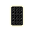 Matte Black Stickify™ Suction Grip Pad