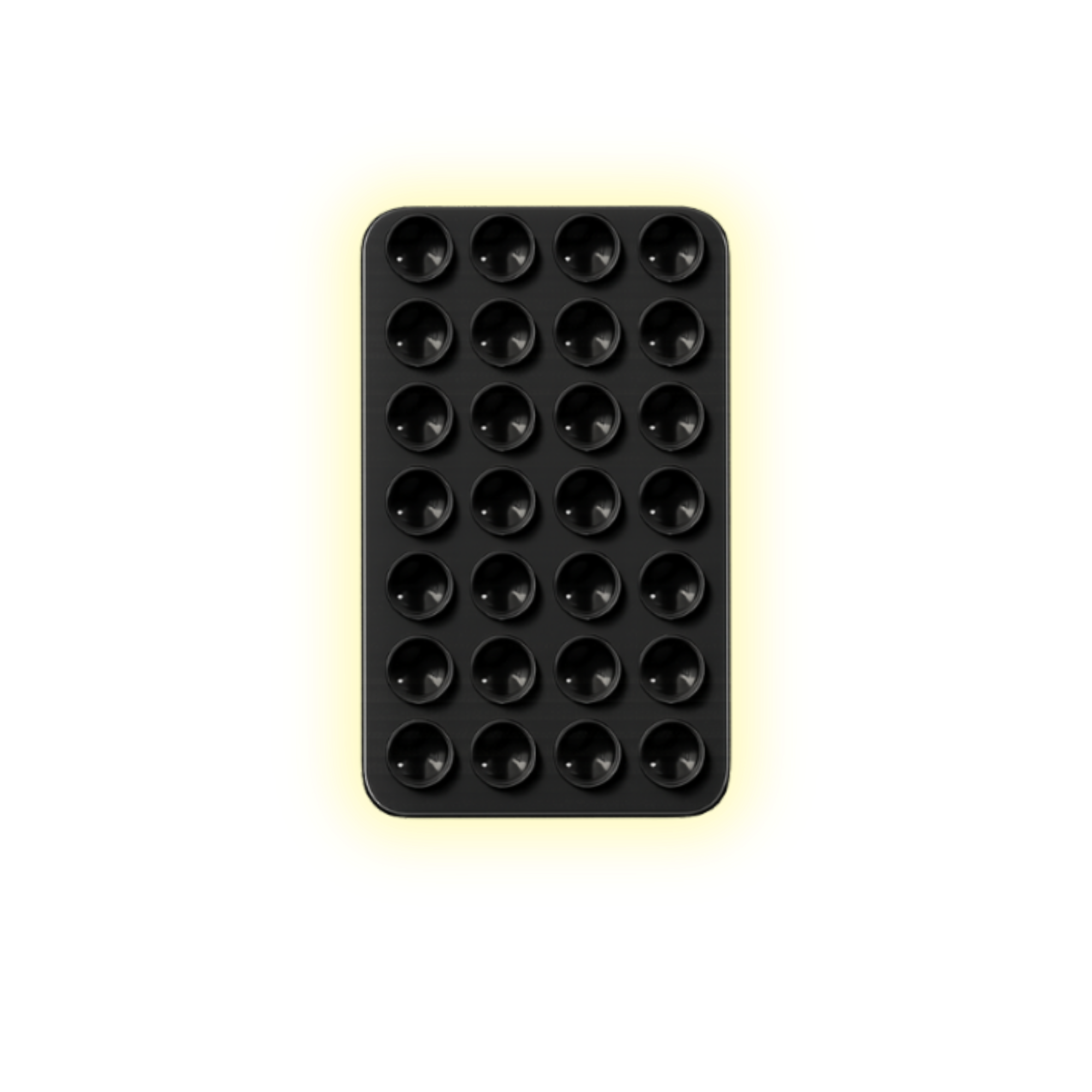 Matte Black Stickify™ Suction Grip Pad