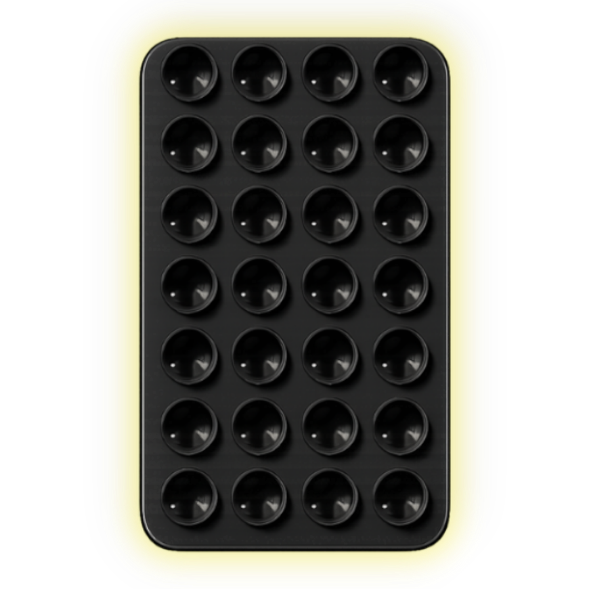 Matte Black Stickify™ Suction Grip Pad